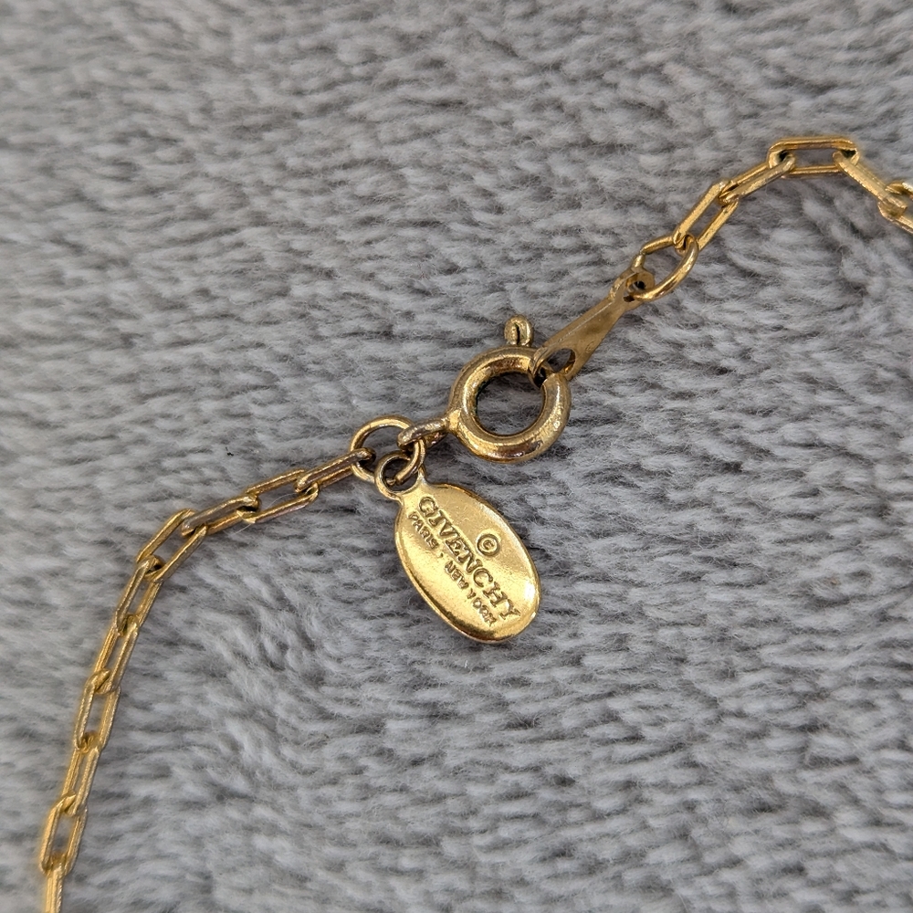 Givenchy vintage double G gold tone necklace - Picture 4 of 13